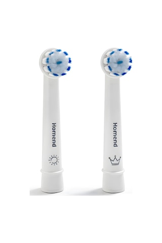 Homend Brushboss 4701h Şarjlıdiş Fırçası Uyumlu Yedek Başlık Beyaz
