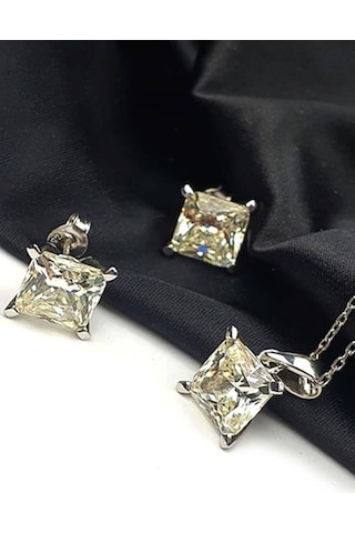 Sky Diamond Gümüş Set Takım