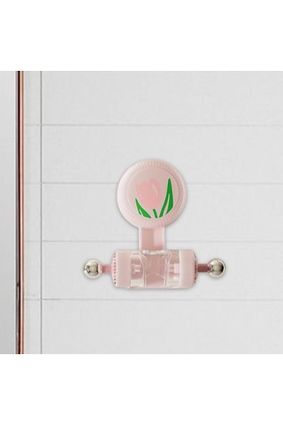 Suntek Duş Başlığı Tutucu Banyo Sprey Apartman Otel Tuvalet Pembe