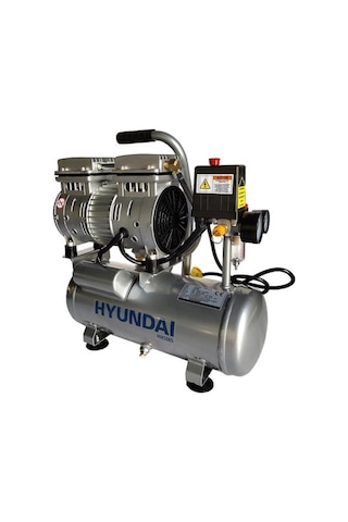 Hyundai Hm506s Hava Kompresörü Sessiz & Yağsız 550w 6 L