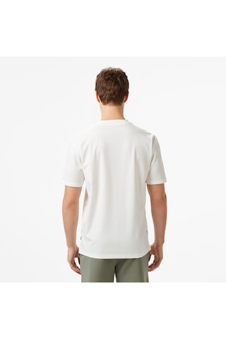 Nautica Erkek Ekru Regular Fit T-shirt Düz V57271t Krem