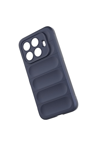 Vendas Xiaomi 15t Pro Kılıf Esnek Tpu Oyuklu Arka Yüzey Tasarımlı Zore Etnik Silikon Kapak Lacivert