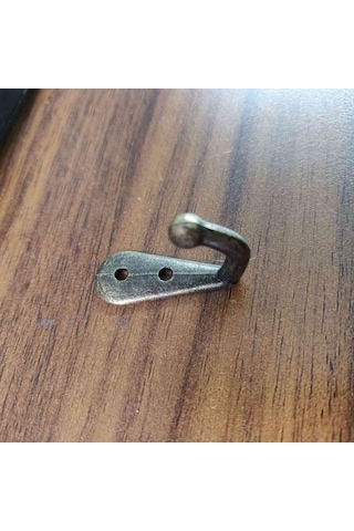 Dancemonkey Cbtx 10 Adet Duvara Monte Retro Çinko Alaşım Havluluk Çanta Şapka Askı 2 Vida Delikli - Siyah Siyah