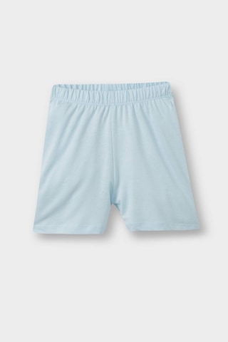 Defacto Erkek Bebek 4lü Pijama Takımı Araç Baskılı Kısa Kollu Penye Üst Şort E1192a525hsbe440 Mavi