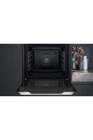 Siemens HU717ABV0T Buhar Destekli Ankastre Fırın Beyaz