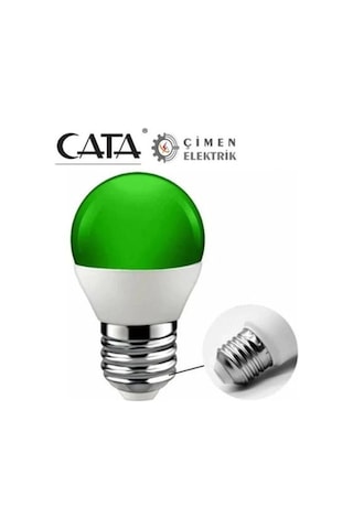 Cata Ct 4276 6 W Led Ampul Yeşil Renk Tekli Beyaz Işık G24d-1 Led Ampul 18 W Yok Tr
