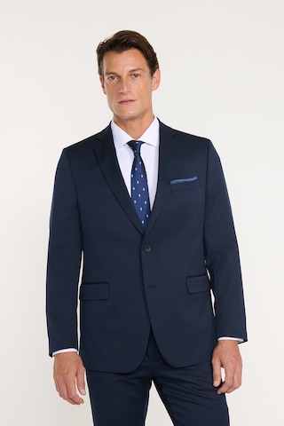 AC&Co / Altınyıldız Classics Erkek Slim Fit Dar Kesim Mono Yaka Takım Elbise Lacivert