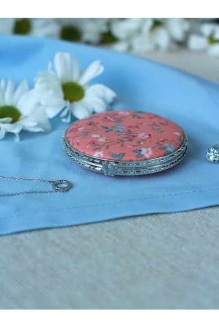 Moltobello Yuvarlak, Katlanabilir, Makyaj İçin Cep Aynası 195592587 Gri