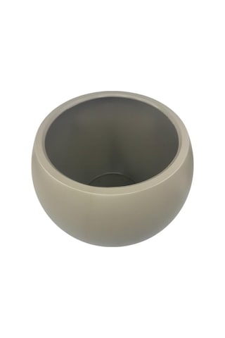 Küre Yuvarlak Top Vazo Dekoratif Saksı Mokka 38 30cm