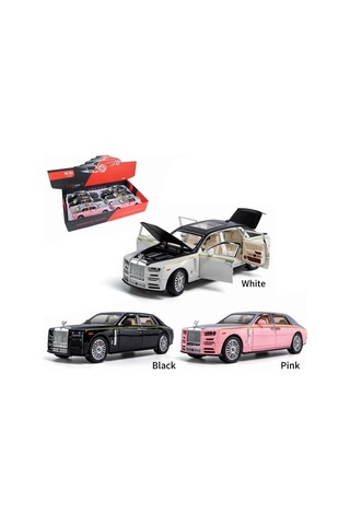 Zhd-b2407- Vardem Çek Bırak Işıklı Ve Sesli Model Rr Metal Araba 1:24