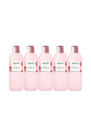 Agarta Doğal Gül Suyu 400ml 5 Li Set