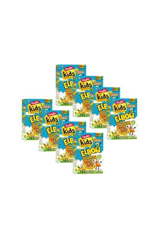 Yayla Kids Kinoalı Sebzeli 3 Renkli Elbow Bakliyat Makarnası 250 G X8