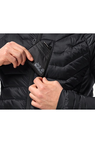 Jack Wolfskin Routeburn Pro Ins Jkt M Erkek Günlük Mont 1206862-6000 Siyah