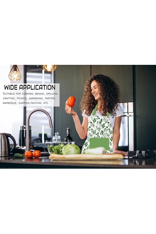 Pamuklu Mutfak Önlüğü Yemek Pişirmek İçin - Erkek Ve Kadın Önlüğü - Ayarlanabilir Ot Bahçesi, Diğer