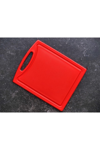 Polietilen Kesim Tahtası Kırmızı 32,5 26,5 1 Cm Kırmızı