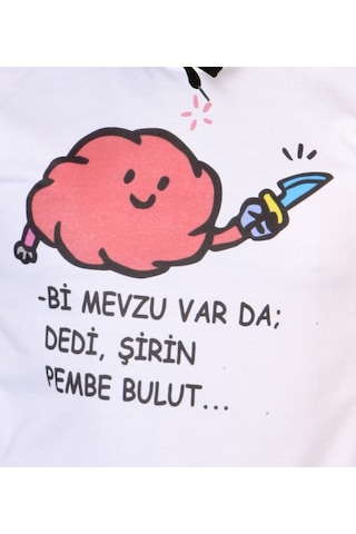 Rafcoll Kapşonlu Sweatshırt (380867473) Beyaz