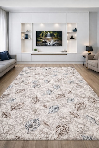 Sarar 6m² Lastiksiz Halı Örtüsü Çok Renkli
