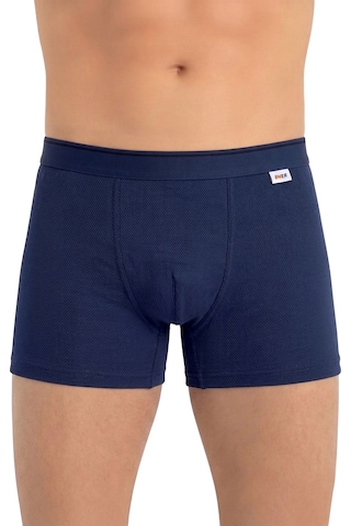 Just Inner Erkek Pamuklu Boxer Pike Kumaş Ergonomik Tasarım 137001 Lacivert