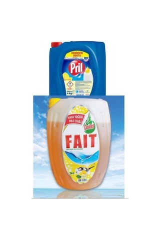 Contes Faıt Bulaşık Deterjanı 5 KG & Pril 4 KG