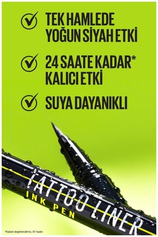Maybelline New York Tattoo Liner Ink Pen - Matte Black