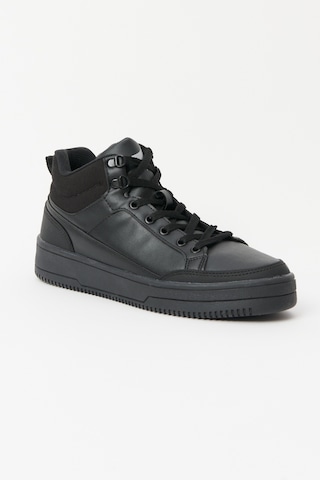 Ac&co / Altınyıldız Classics Erkek Siyah Kışlık Rahat Taban Spor Sneaker Siyah