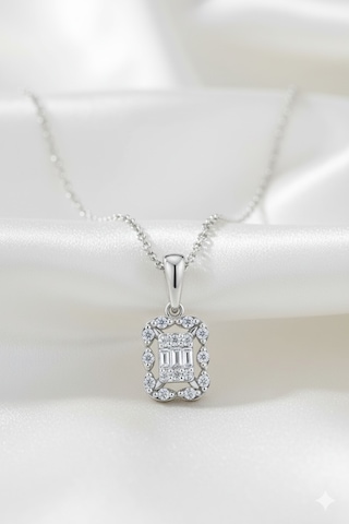 Ariş Pırlanta Baget Kolye N11.70