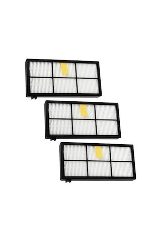 srfn ticaret Irobot Uyumlu Aeroforce Roomba 985 Serisi Süpürge Hepa Filtre 3'lü Paket