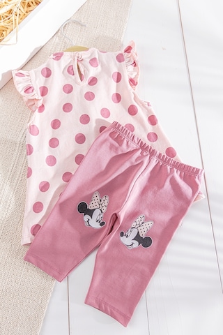 Babymod Figürlü Yazlık 2'li Alt Üst Kız Bebek Takım 001