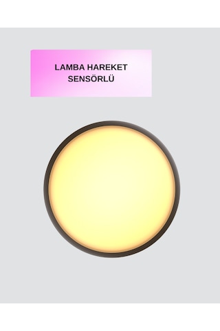 Hareket - 28 - Algılayan Led Gece Lambası Mıknatıslı - Csmo-tex - Duvar Montajlı Plastik
