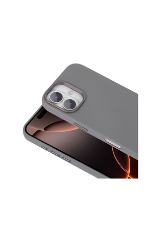 Apple Uyumlu iPhone 16 Kılıf M-safe Şarj Özellikli Pu Deri Zore Adora Kapak Siyah