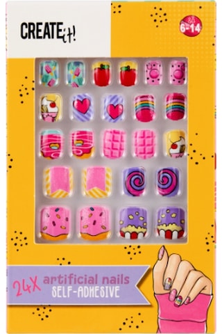 Create It Takma Tırnak Seti - Popcorn - Candy Explosion