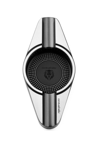 Conquistador Gunmetal Gümüş İkili Porselen Puro Küllüğü Cnq-011