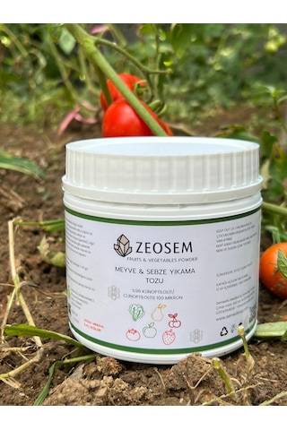 Semedis - Zeosem Doğal Zeolit Klinoptilolit 100 Mikron Sebze Ve Meyve Yıkama Tozu 500 Gr