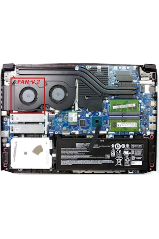 Acer Uyumlu Nitro 5 An515-54-54xx Notebook Cpu-gpu Fan V.2