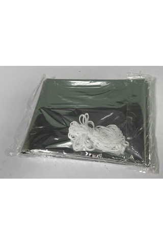 Folinda Acil Kalkan Çadırı - Dış Mekan Kurtarma Isı Saklama - Pet Alüminyum Folyo - Güneş, Deprem, Kamp İçin - Gümüş Renk Gümüş