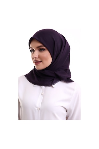 Pamuklu Pano Düz Desensiz Örtü Mor