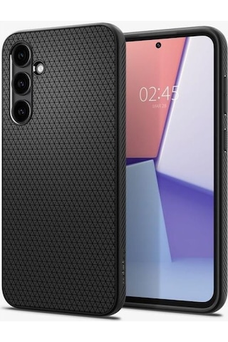 Spigen Galaxy S23 Fe İle Uyumlu Kılıf Liquid Air Matte Black Siyah