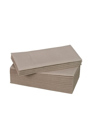 Ikea Mottaga Peçete Bej 38 x 38 CM - 25 Adet