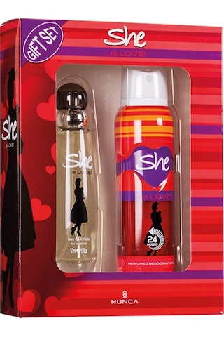 She Is Love Kadın Parfüm EDT 50 ML + Deodorant 150 ML