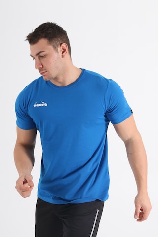 Diadora Veni Antreman T-shirt Sax Saks Mavi