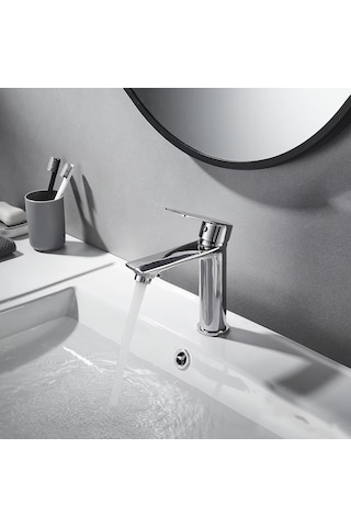 Fawer Faucet & Shower Krom Lavabo Bataryası 600-css krom