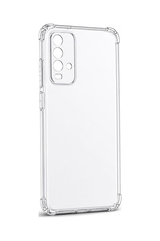 Logis Xiaomi Redmi 9t Uyumlu Şeffaf Silikon Kılıf Kamera Korumalı Darbe Emici İnce Esnek Tpu Telefon Koruyucu Kapak