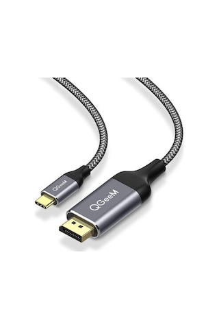 Lexroo Qg-ua13 Type-c To Display Port Kablo - Siyah