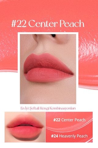 Perıpera Ink Airy Velvet 22 Center Peach 22