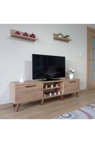 Mobilya Sepeti Ms 25 Raflı Tv Ünitesi Dolabı Ceviz