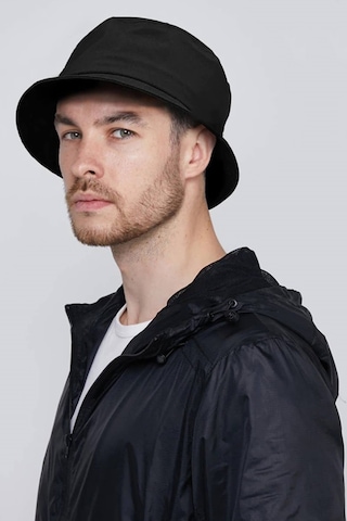 Külah Yağmur Şapkası Balıkçı Safari Outdoor Bucket Hat - Siyah