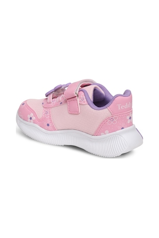 Kaptan Junior Kız Çocuk Işıklı Spor Sneaker Yürüyüş Ayakkabı Ptjck 700 Pembe