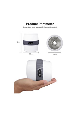 Carmine 12 Modlu Penis Eğitmeni Şarjlı Su Geçirmez Otomatik Mastürbatör