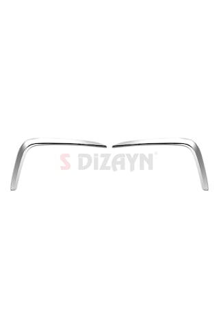 S-dizayn Volkswagen Tiguan Krom Arka Tampon Difüzör Çıtası Oem Still 2 Prç. 2024 Üzeri A+ Kalite