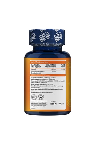 One Up C Vitamini 1000 Mg 60 Tablet Aromasiz